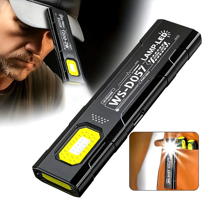 Led Flood Light - LED COB Flashlight Type C Rechargeable