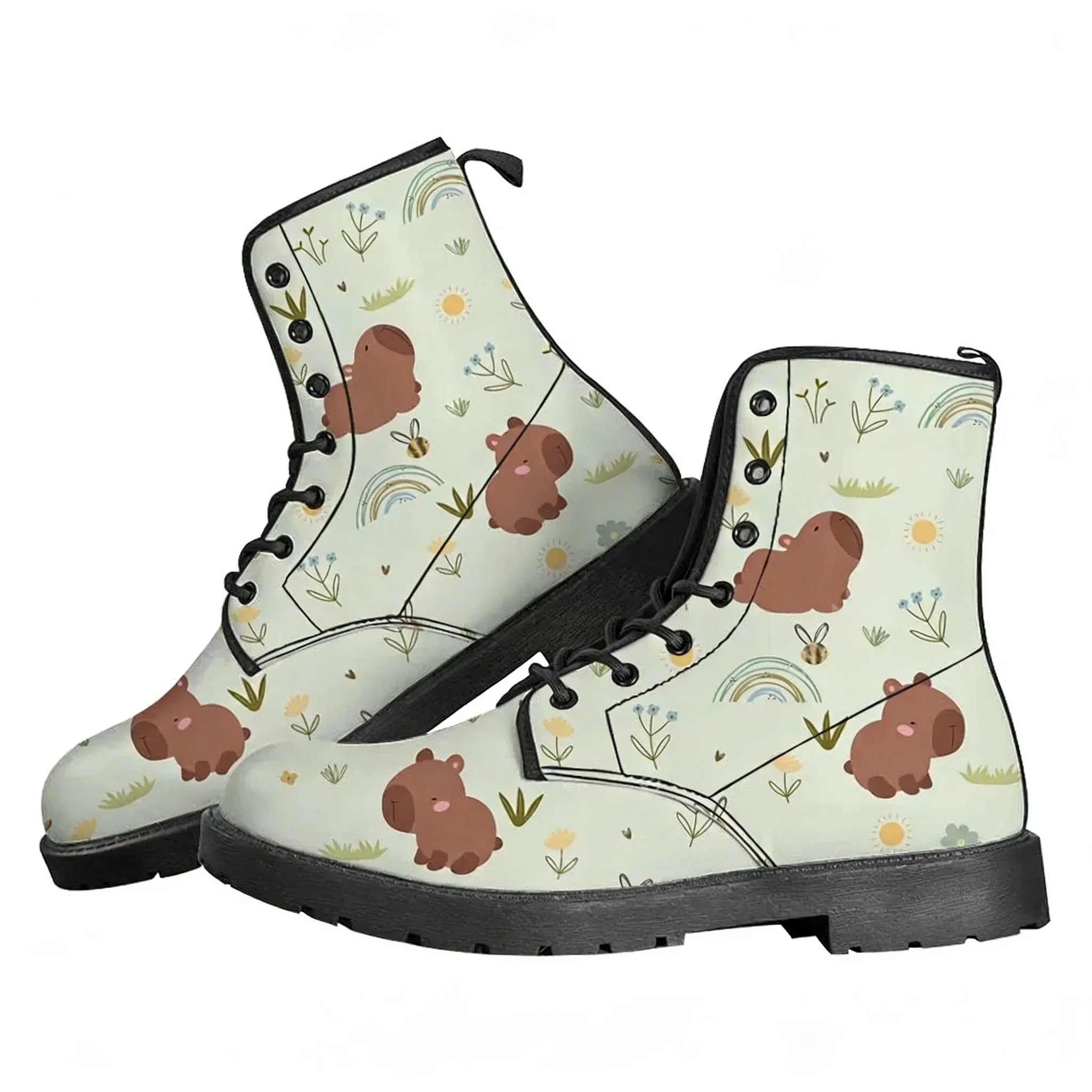 Outdoor Lighting Quality - Capybara Boots Mens Womens Teenagers Shoes