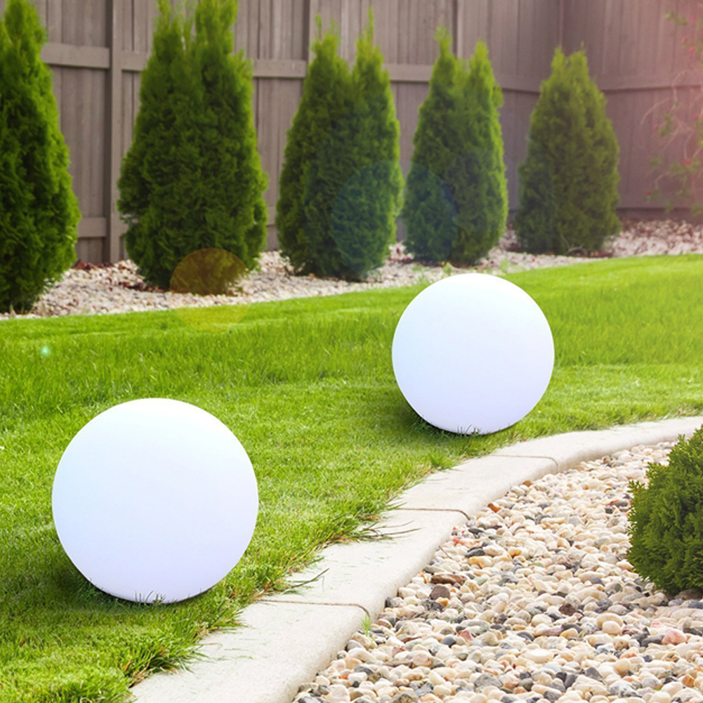 Outdoor Lighting Around Pool - Outdoor LED Garden Ball 16 Colors