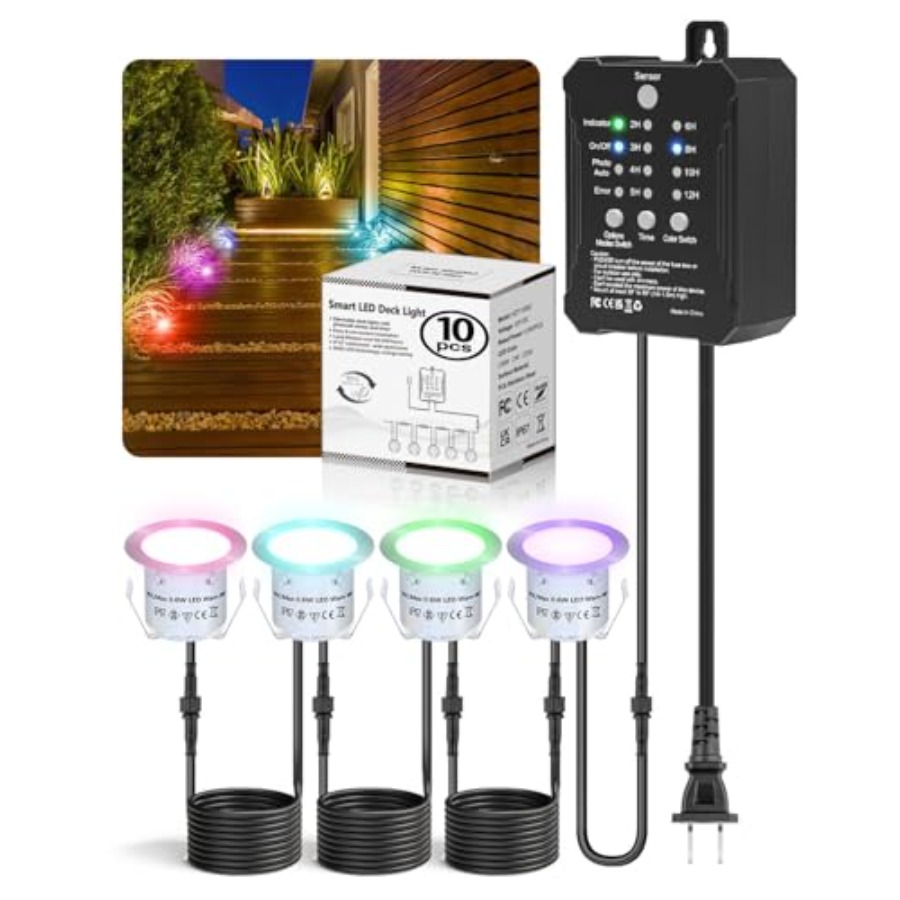 RGB Deck Lights Kit with Low V – Outdoor Lighting Kit With Transformer recenzja i cena