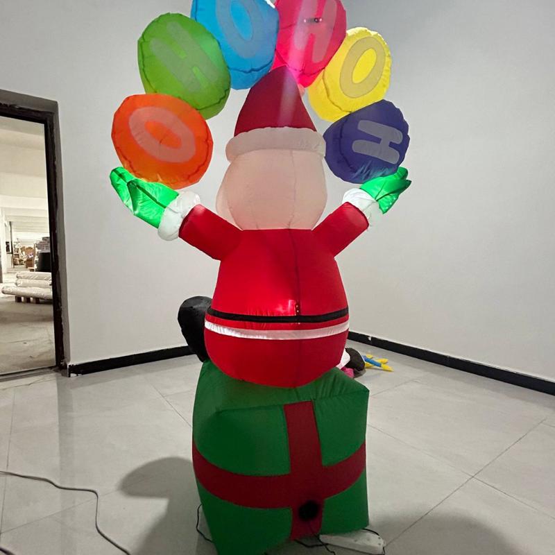 Blow Up Santa Inflatable Decor – Outdoor Lighting For Christmas recenzja i cena