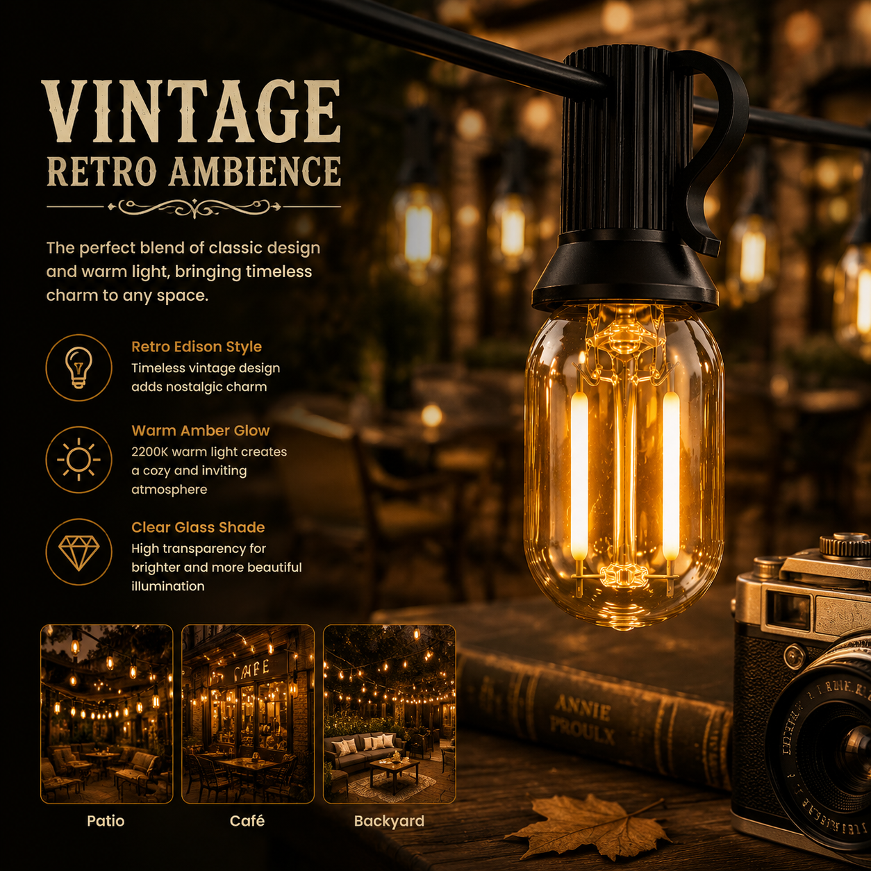 Outdoor Solar String Light Wat – String Light Bistro recenzja i cena