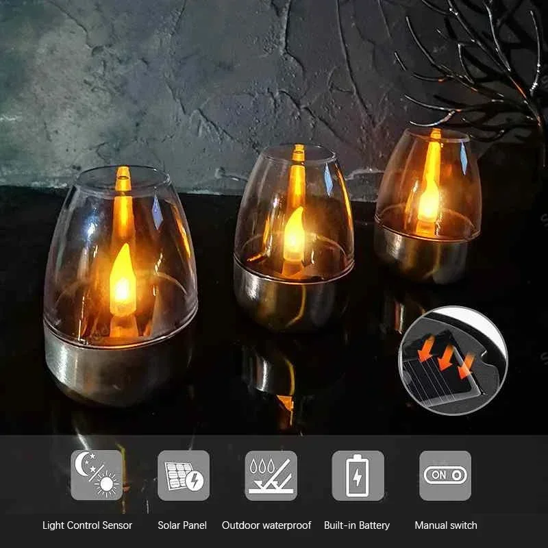 LED Solar Candles Light Flamel – Outdoor Lighting Company recenzja i cena