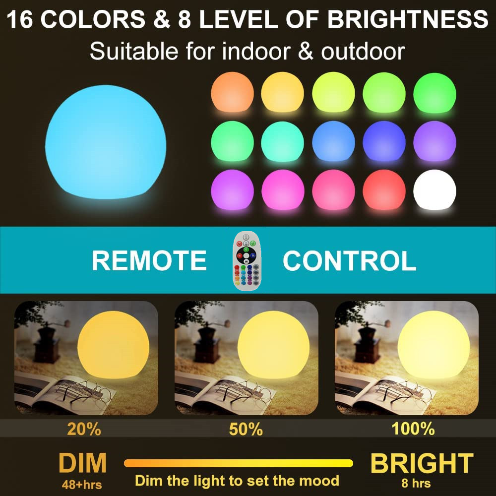 Rechargeable LED Glowing Ball  – Outdoor Lighting Manufacturers recenzja i cena