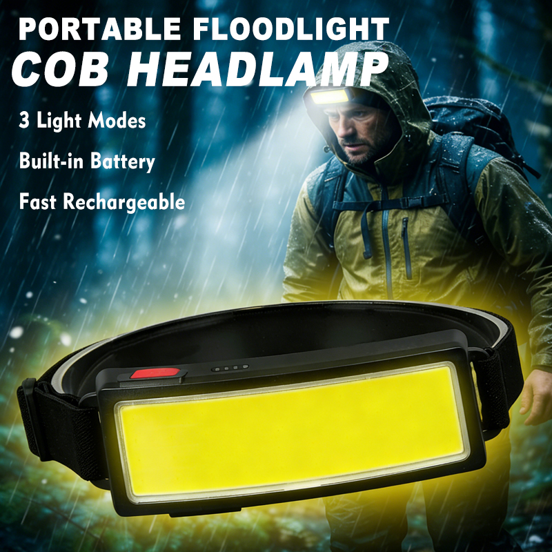 Powerful COB LED Headlamp 4 Li – Led Flood Light recenzja i cena
