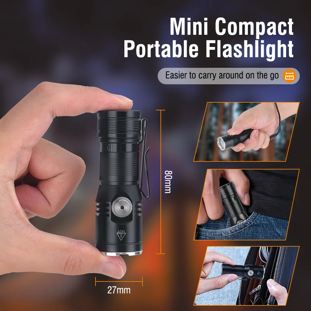 BORUiT ET15 EDC Flashlight Ult – Outdoor Lighting Globes recenzja i cena