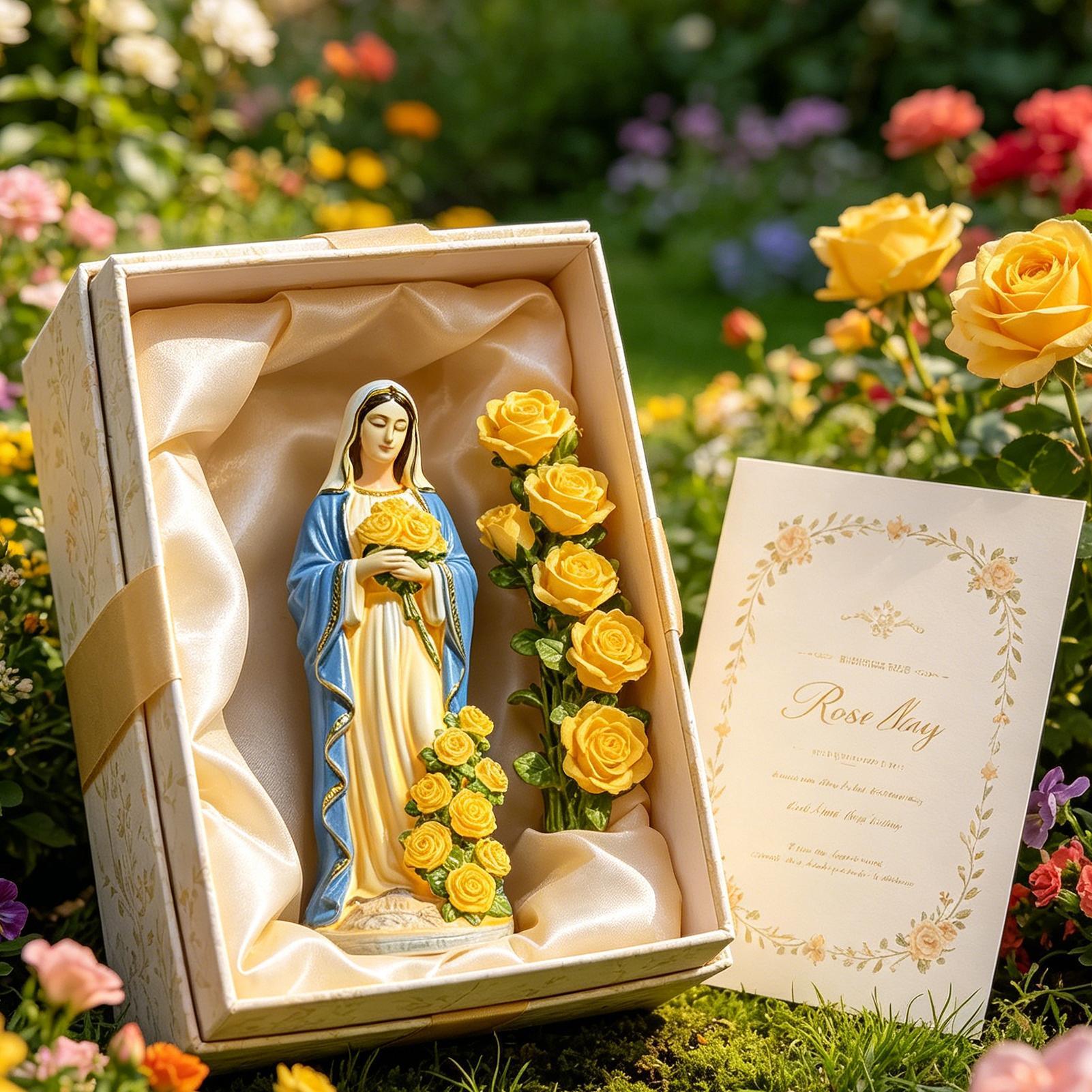 Virgin Mary Solar Statue Garde – Outdoor Lighting Quality recenzja i cena