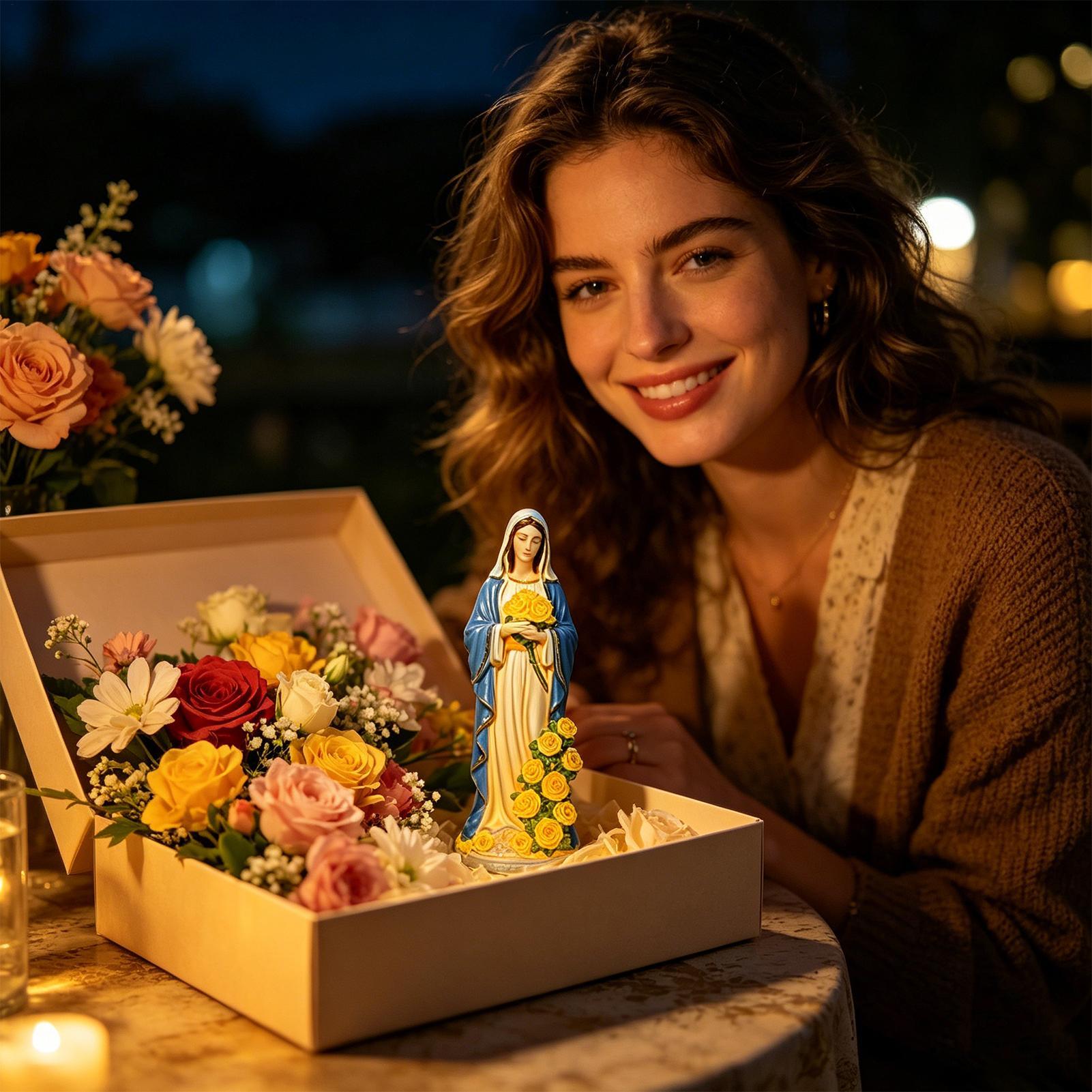 Virgin Mary Solar Statue Garde – Outdoor Lighting Quality recenzja i cena
