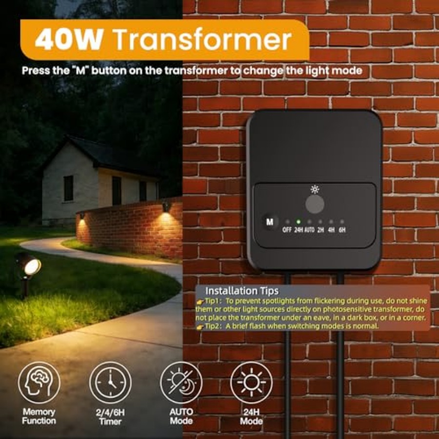 Landscape Lighting Kit Low Vol – Outdoor Lighting Kit With Transformer recenzja i cena