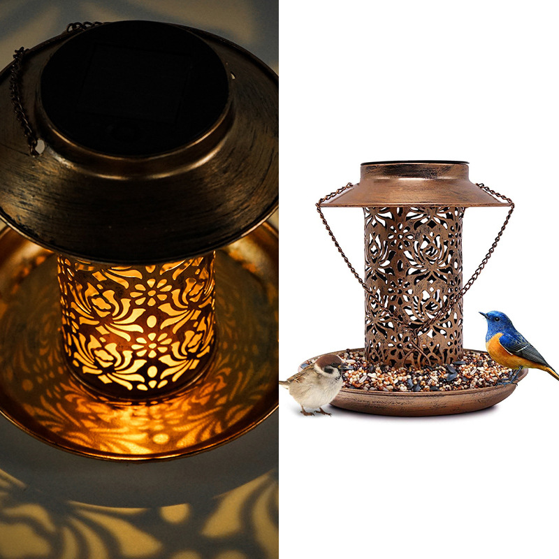 Solar Bird Feeder Metal Outdoo – Outdoor Lighting Backyard Ideas recenzja i cena