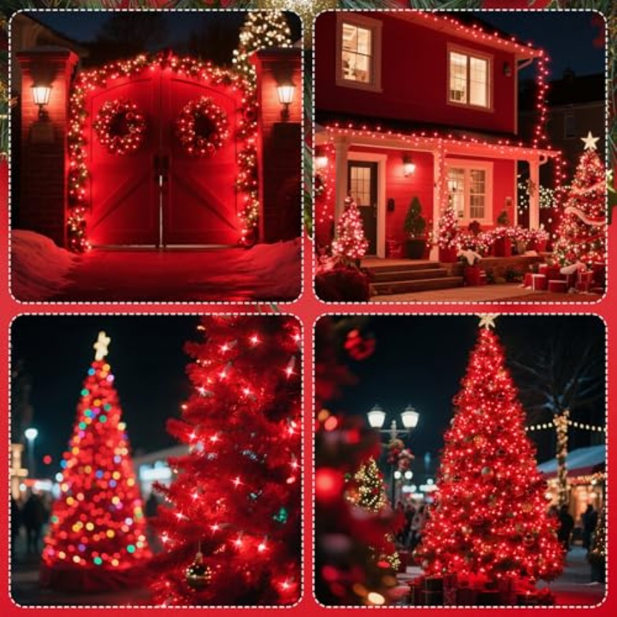 100 Count UL Certified Red Str – Outdoor Lighting No Wiring recenzja i cena