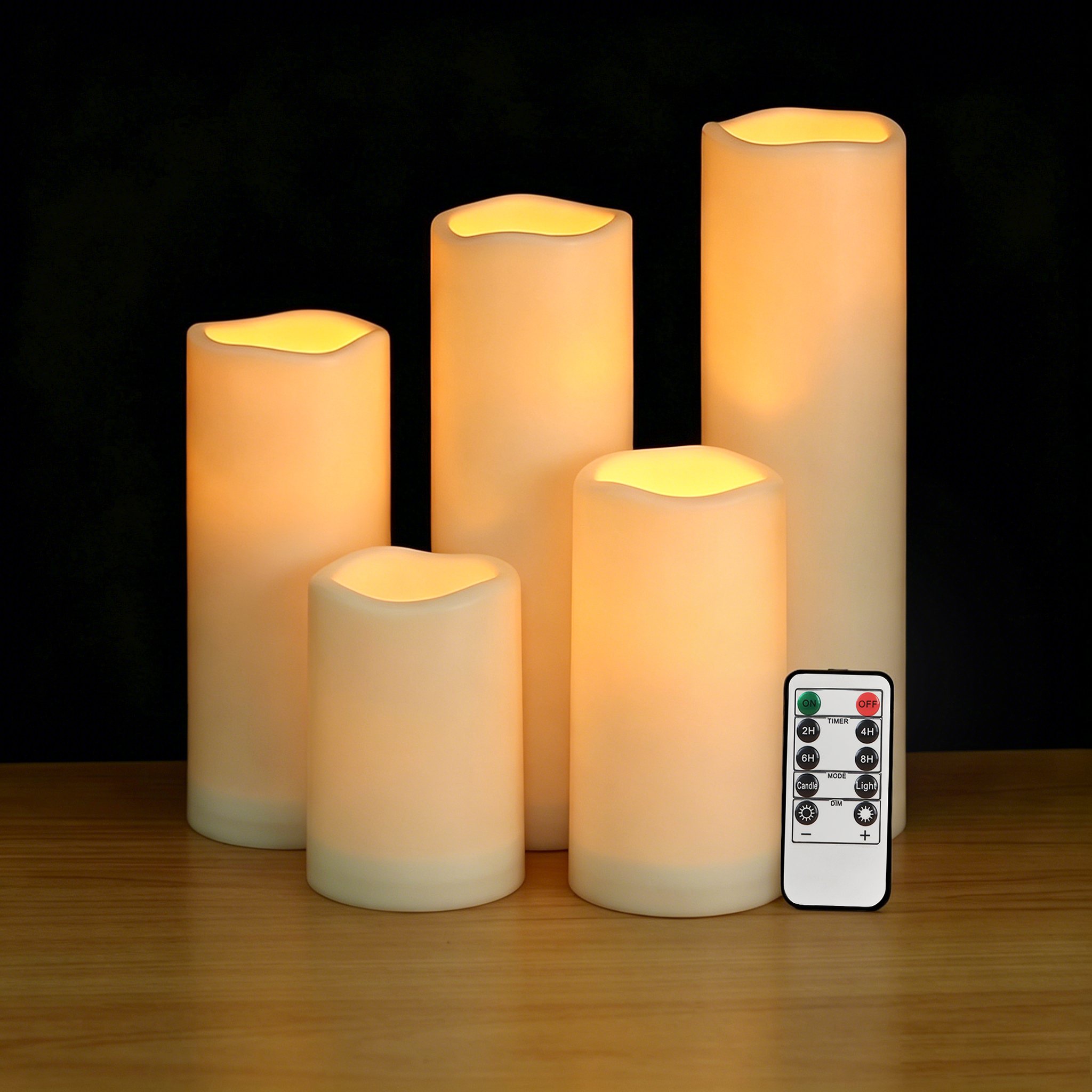 Flameless LED Pillar Candle Wa – Outdoor Lighting For Christmas recenzja i cena