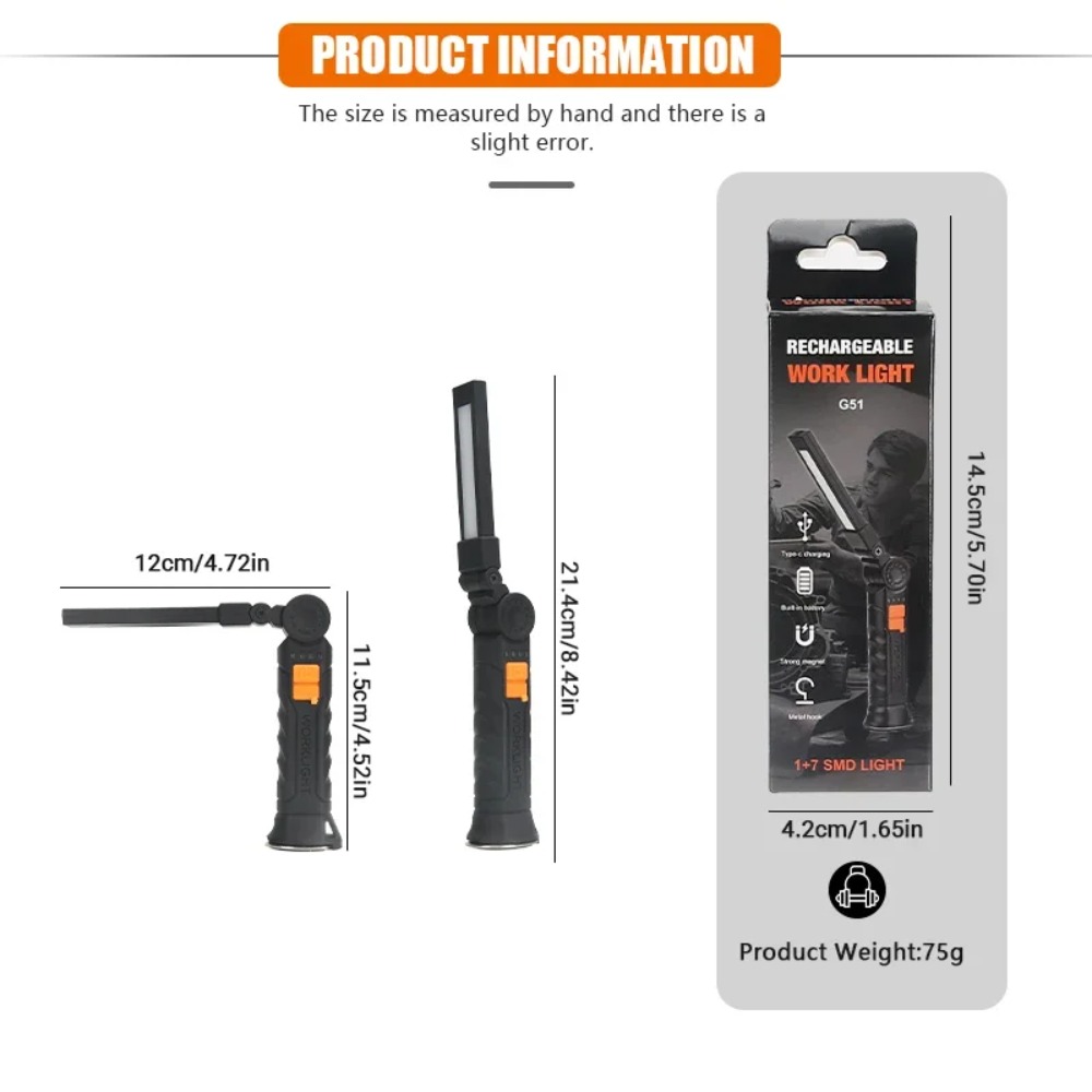 Portable COB LED Flashlight US – Zinc Outdoor Lighting recenzja i cena