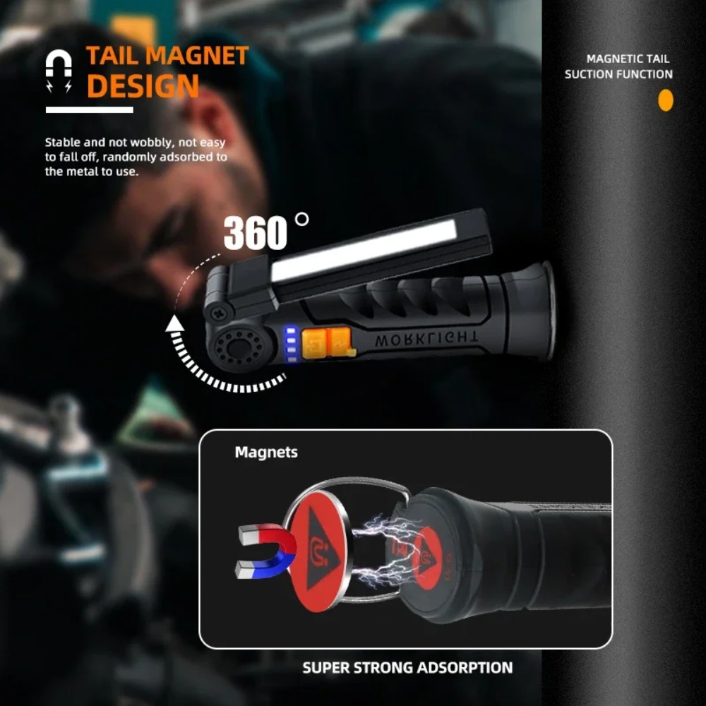 Portable COB LED Flashlight US – Zinc Outdoor Lighting recenzja i cena