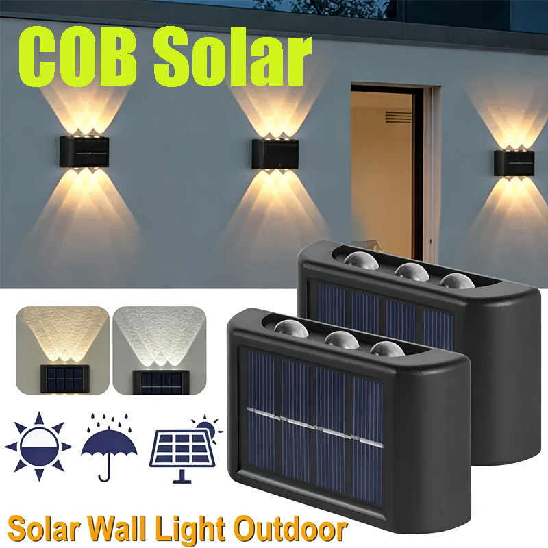 COB Solar Wall Lamp Outdoor Wa – Wall Lighting Outdoor recenzja i cena