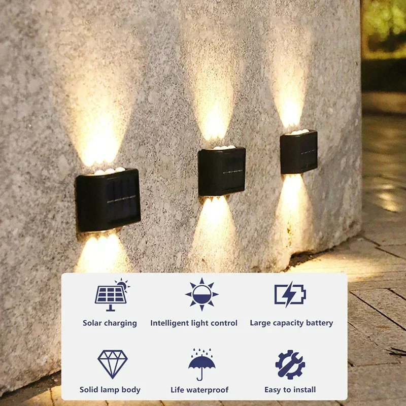 COB Solar Wall Lamp Outdoor Wa – Wall Lighting Outdoor recenzja i cena