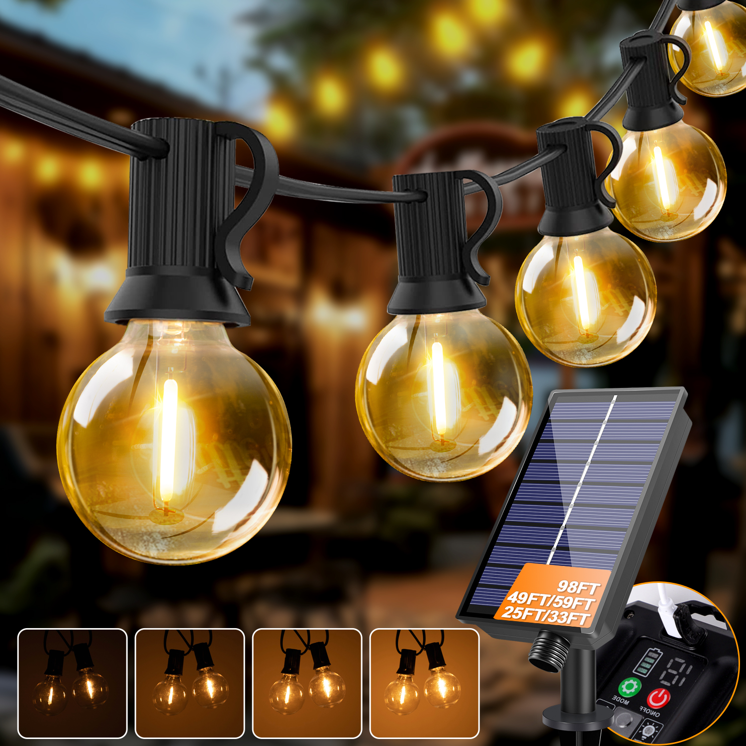 Led G40 Solar Globe Led String – String Light Bistro recenzja i cena