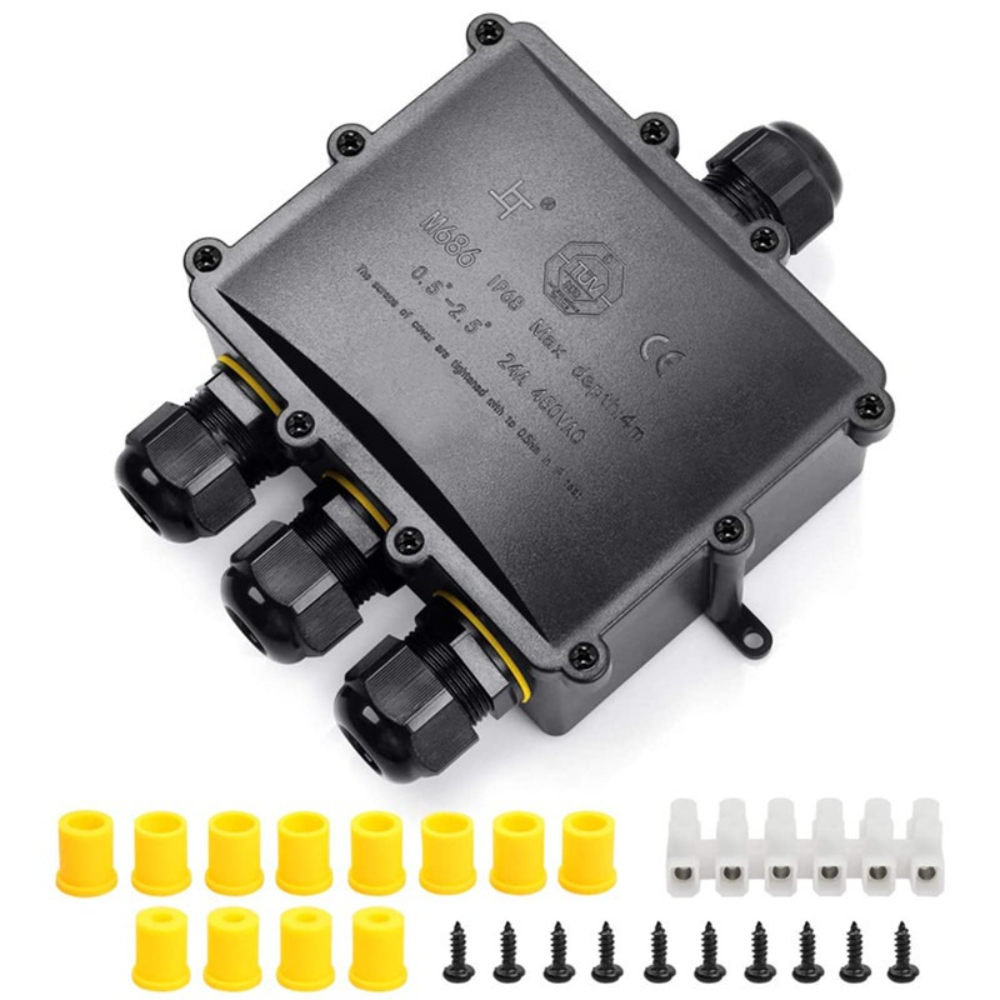 4Way 1In3Out IP68 Waterproof 4 – Outdoor Lighting Junction recenzja i cena