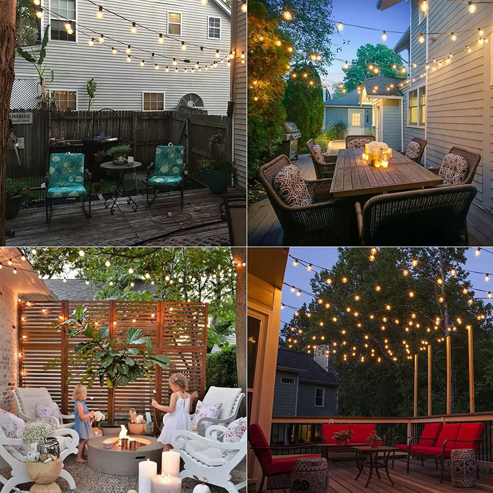 25FT/50FT G40 Clear Globe Bulb – String Light Bistro recenzja i cena
