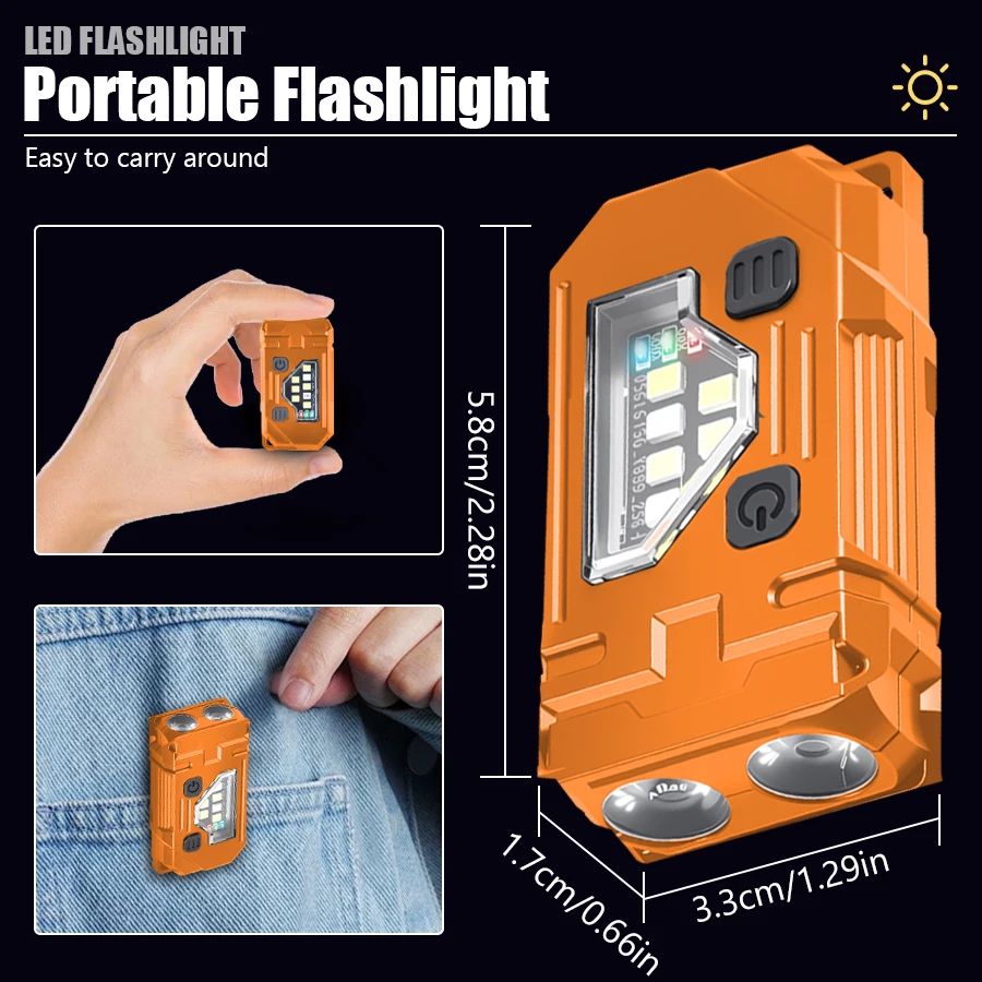 Mini Keychain EDC Flashlight R – Zinc Outdoor Lighting recenzja i cena
