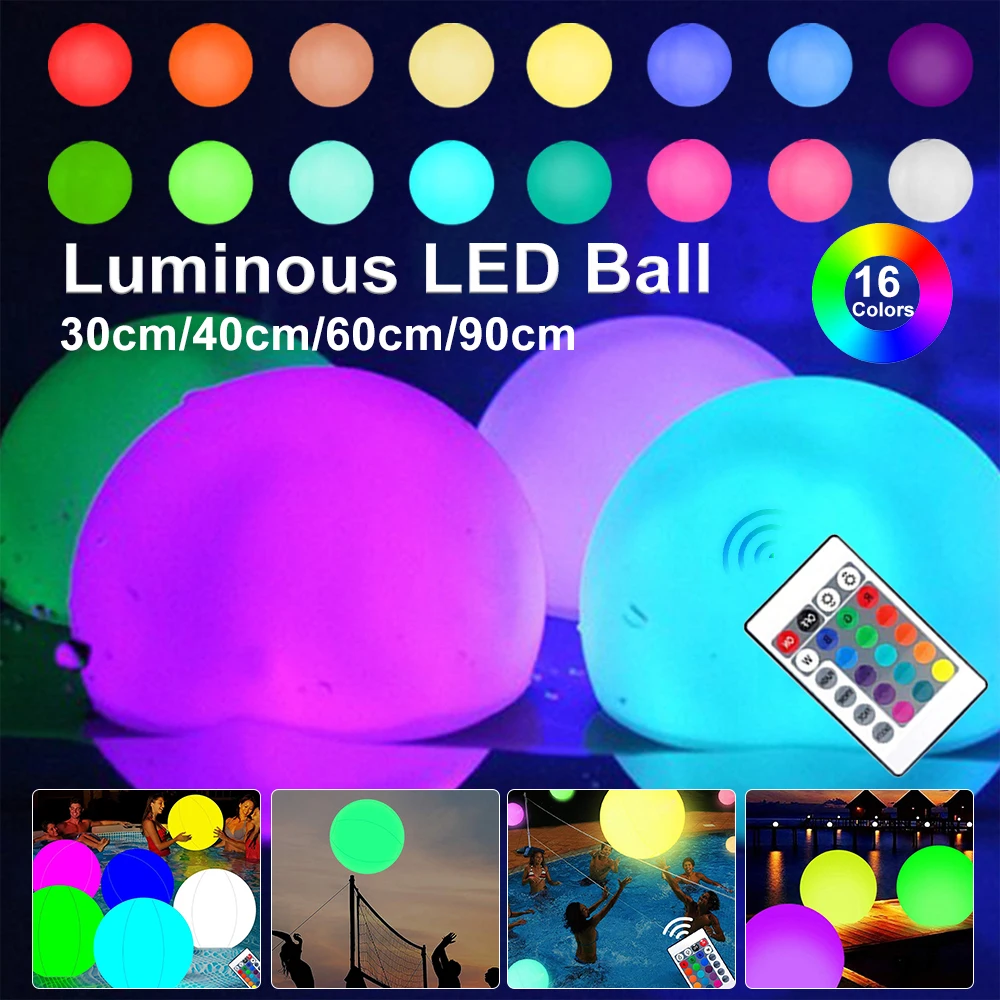 60/90cm Luminous LED Throwing  – Outdoor Lighting Around Pool recenzja i cena