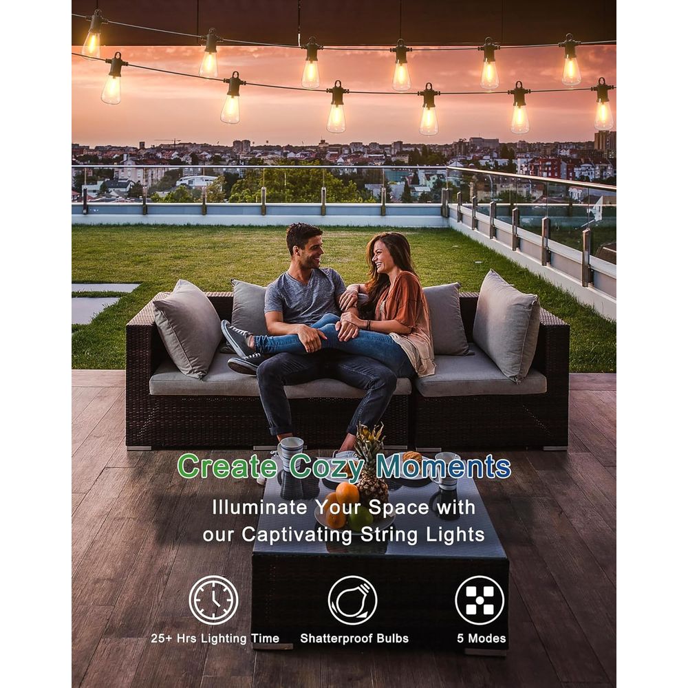 Outdoor Waterproof 50-LED Stri – String Light Bistro recenzja i cena