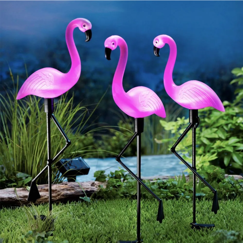 3Pcs Solar Powered Flamingo Gr – Outdoor Lighting Manufacturers recenzja i cena