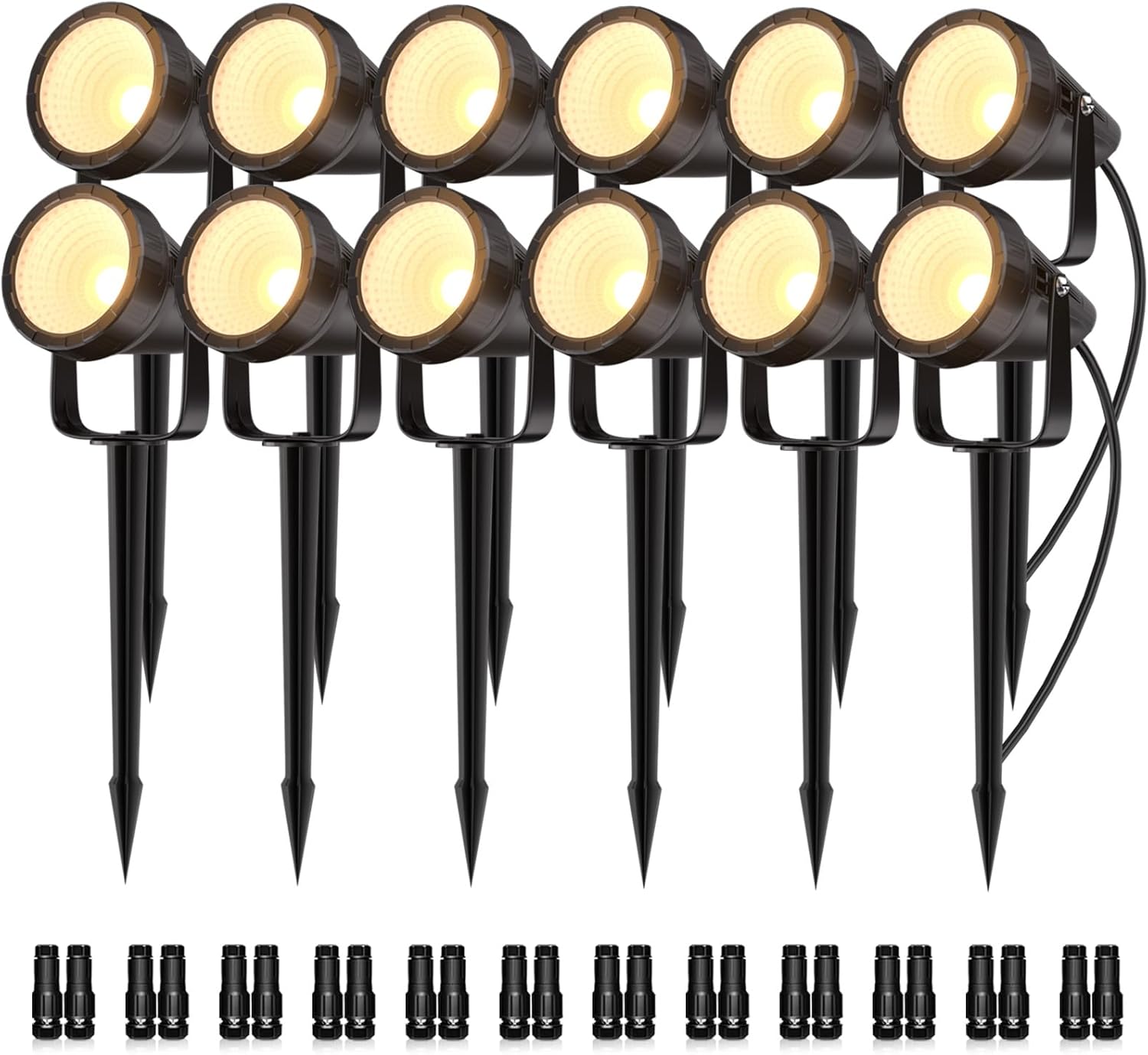 12-Pack Waterproof Outdoor Spo – Outdoor Lighting Kit With Transformer recenzja i cena