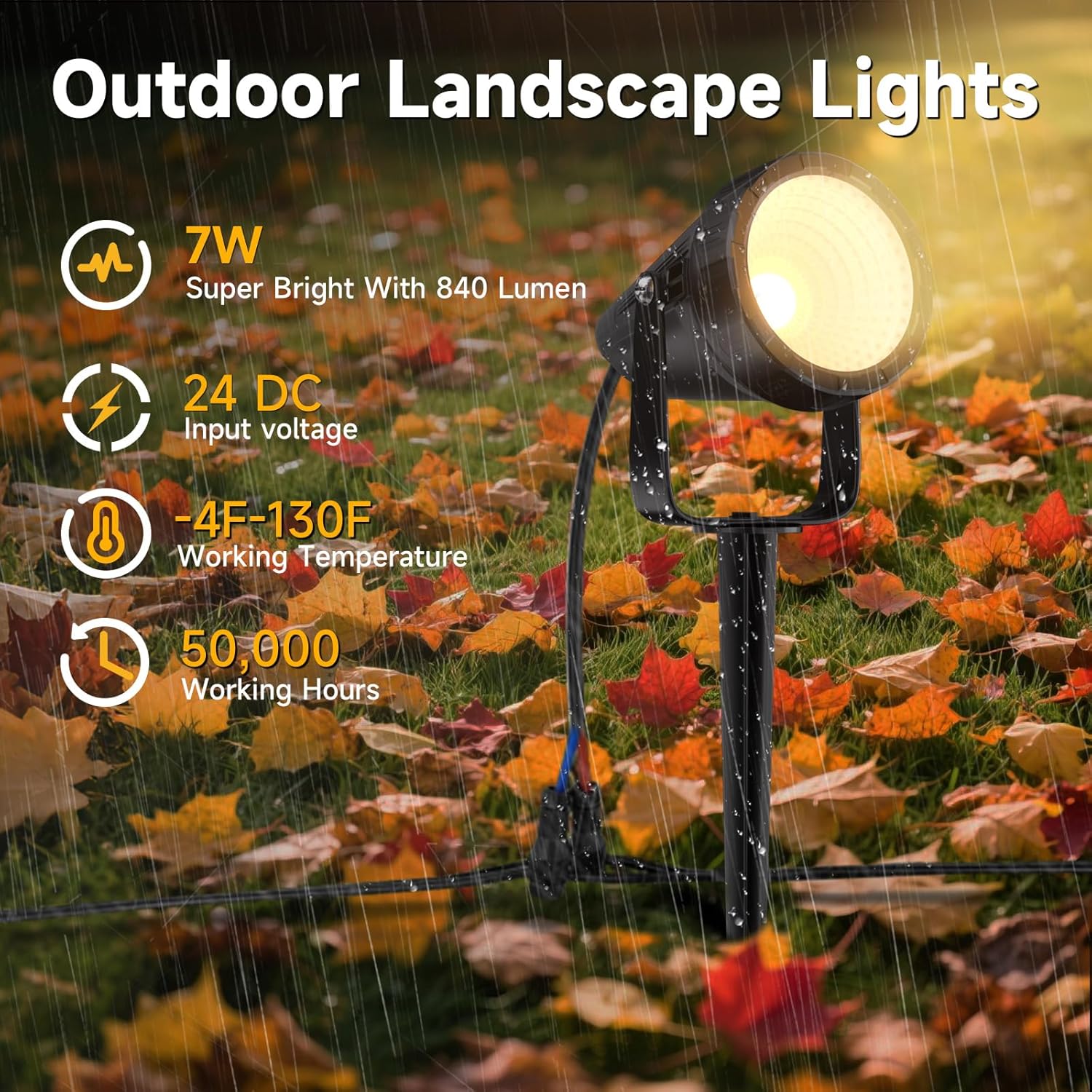 12-Pack Waterproof Outdoor Spo – Outdoor Lighting Kit With Transformer recenzja i cena