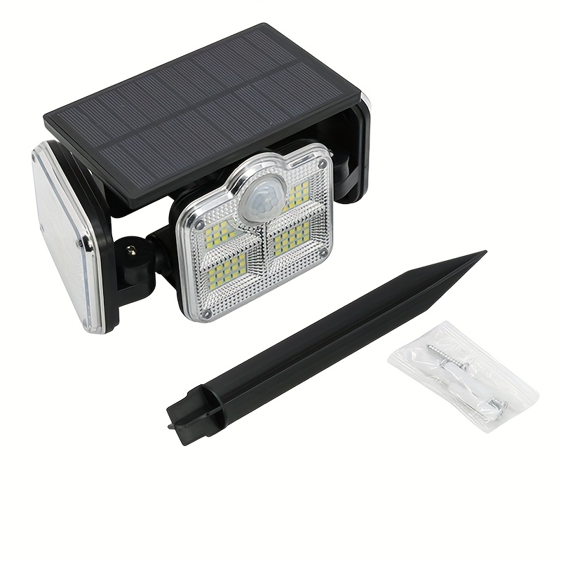 2-Pack Solar-Powered Outdoor S – Led Flood Light recenzja i cena