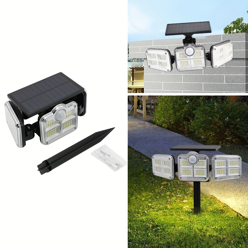 2-Pack Solar-Powered Outdoor S – Led Flood Light recenzja i cena