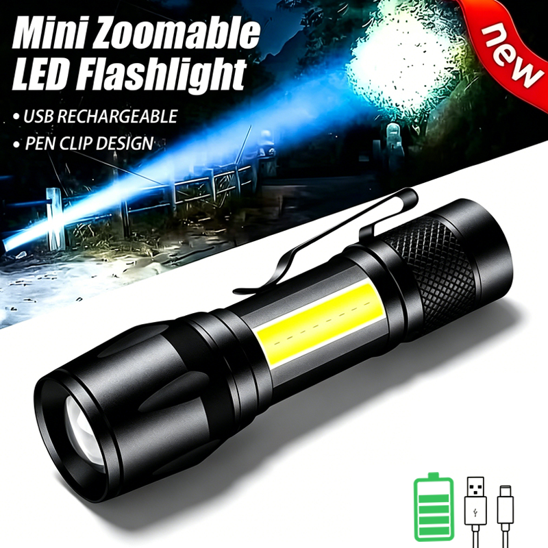 Mini LED Flashlight COB+XPE Po – Outdoor Lighting Globes recenzja i cena