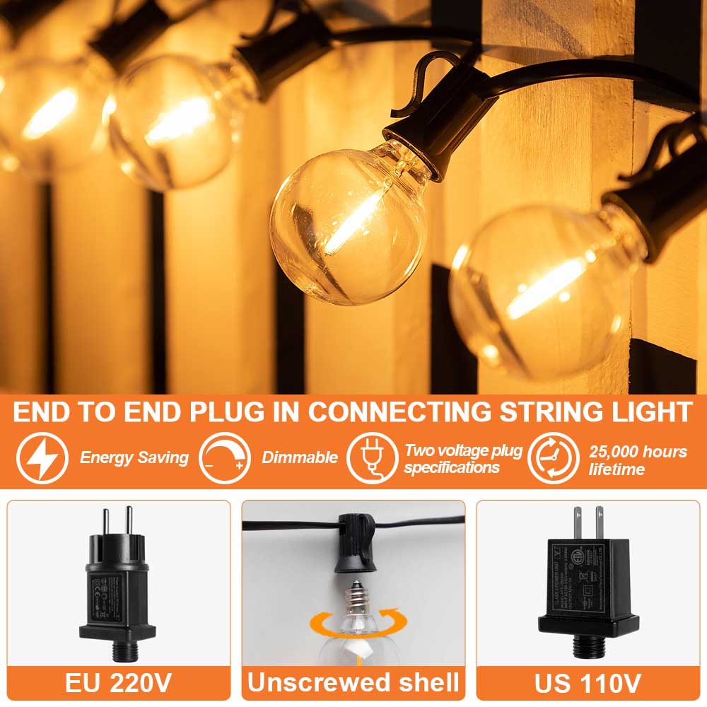 G40 LED String Light E12 DC24V – String Light Bistro recenzja i cena