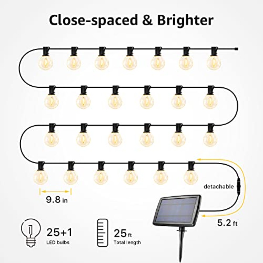 Solar Outdoor String Lights Pa – String Light Bistro recenzja i cena