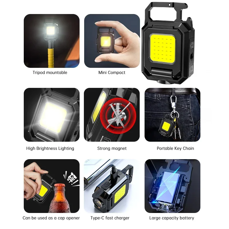 Mini Flashlight Keychain Light – Outdoor Lighting Globes recenzja i cena
