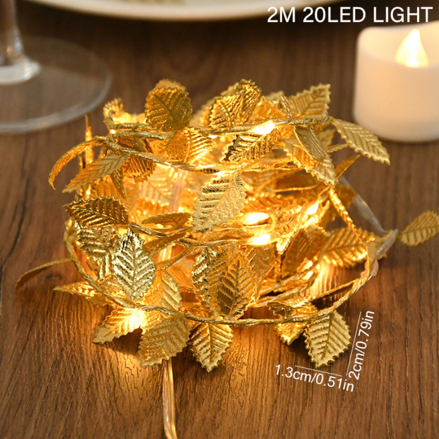 Golden Leaf Rattan Copper Wire – Outdoor Lighting No Wiring recenzja i cena