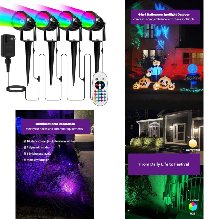 Spotlight Outdoor for Hallowee – Outdoor Lighting Kit With Transformer recenzja i cena