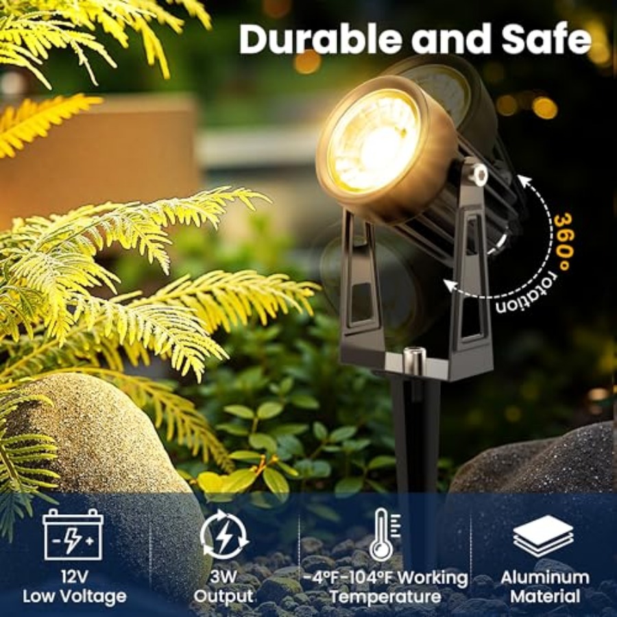 All-in-One Outdoor Low Voltage – Outdoor Lighting Kit With Transformer recenzja i cena