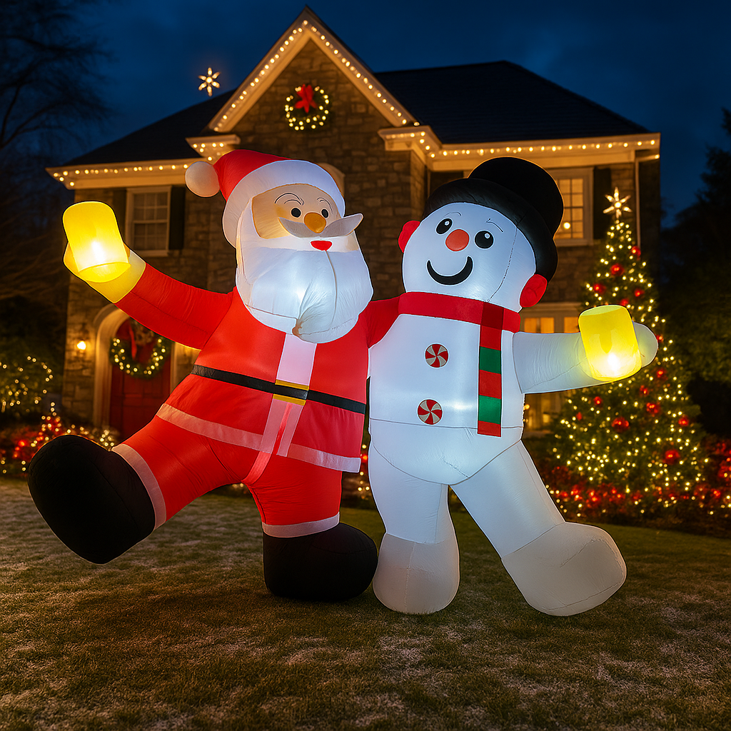 1.8M/5.9FT Inflatable Santa Cl – Outdoor Lighting Manufacturers recenzja i cena