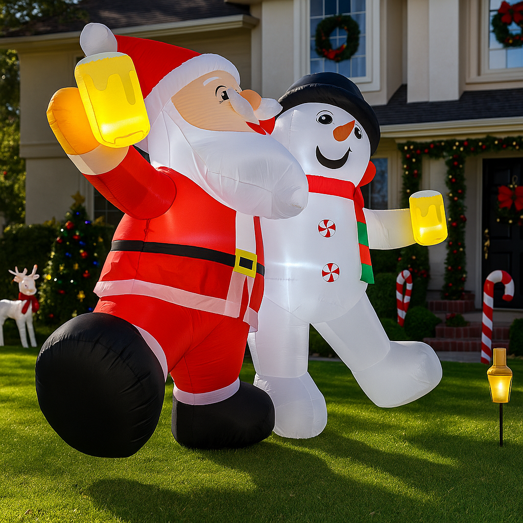 1.8M/5.9FT Inflatable Santa Cl – Outdoor Lighting Manufacturers recenzja i cena