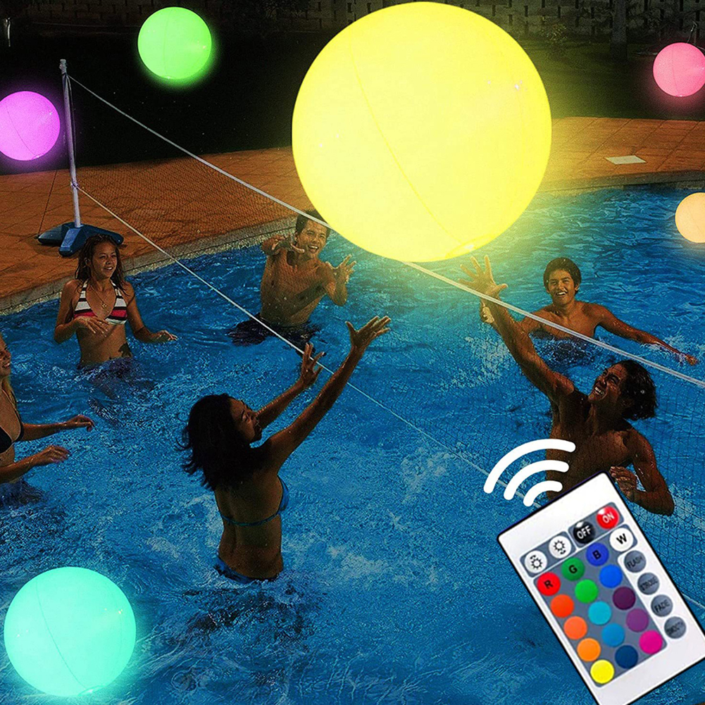 Inflatable Pool Beach Ball 16  – Outdoor Lighting Around Pool recenzja i cena
