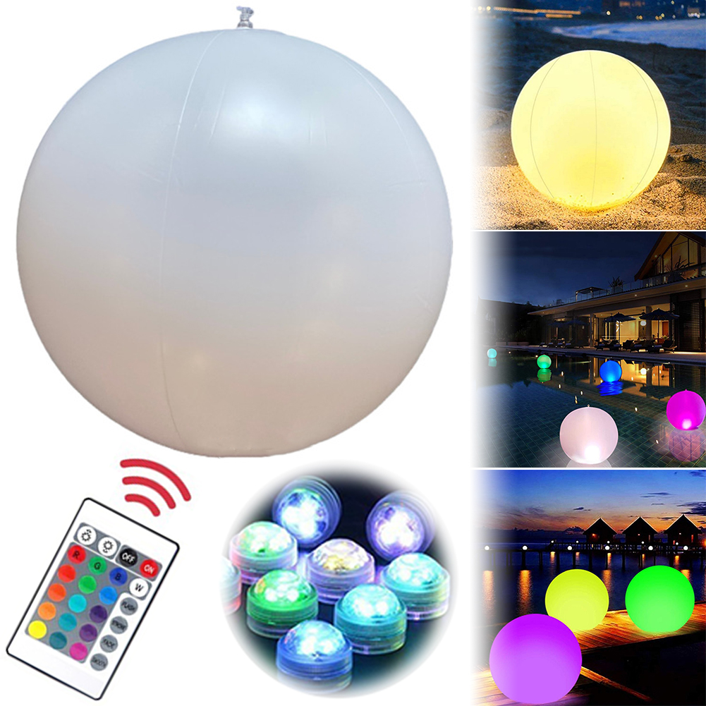 Inflatable Pool Beach Ball 16  – Outdoor Lighting Around Pool recenzja i cena