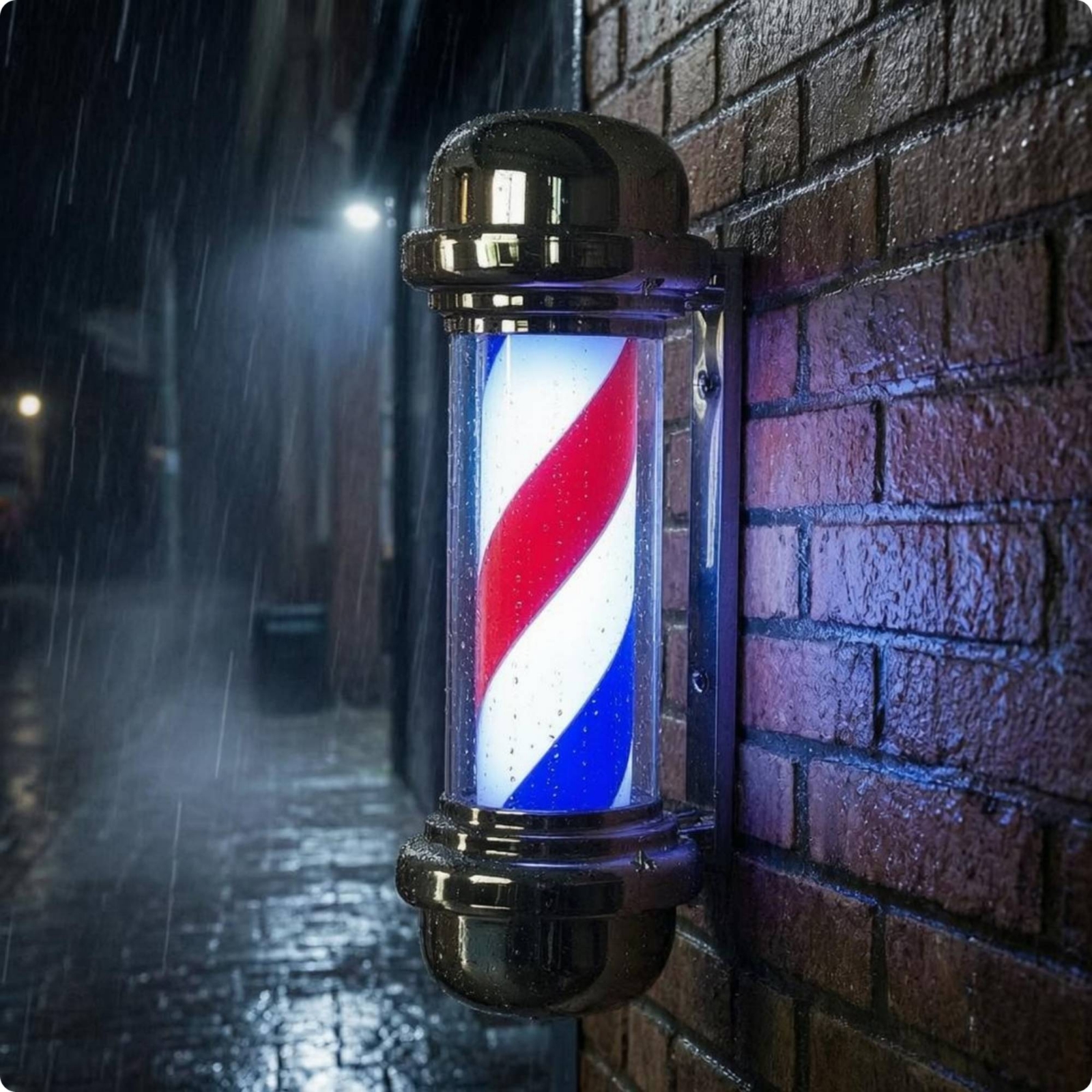 LED Barber Pole Transparent Co – Wall Lighting Outdoor recenzja i cena