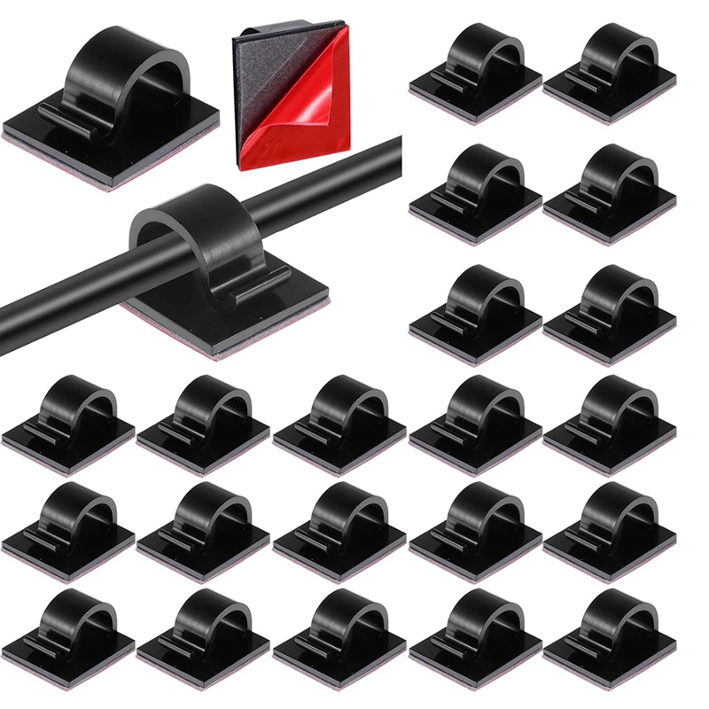 50 Pcs Mini Cable Clips Hooks  – Outdoor Lighting For Christmas recenzja i cena