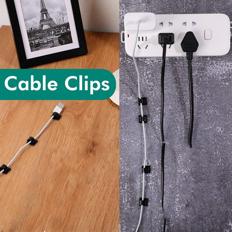 50 Pcs Mini Cable Clips Hooks  – Outdoor Lighting For Christmas recenzja i cena
