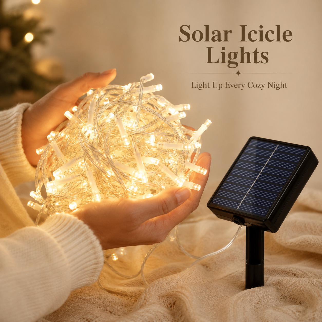4M 8M Solar Icicle String Ligh – Outdoor Lighting Ikea recenzja i cena