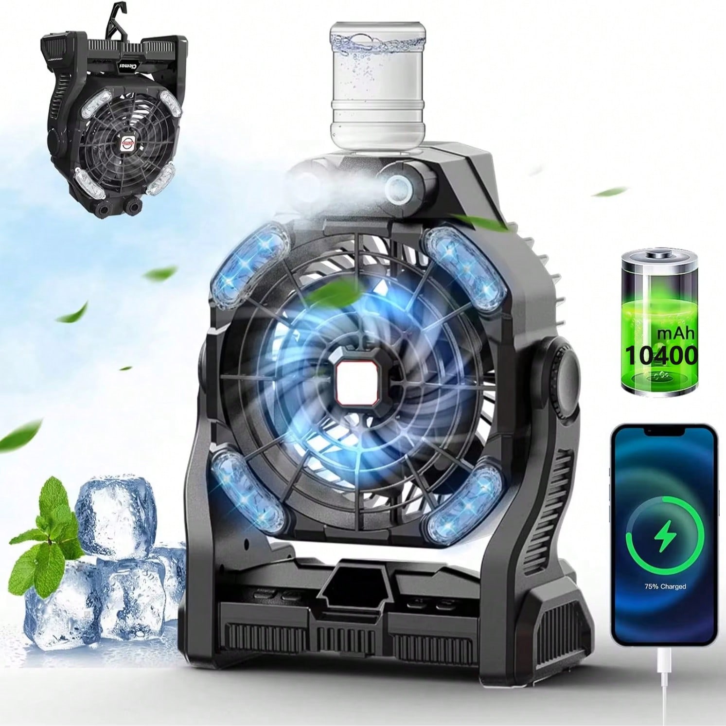 Camping Fan With Mister Rechar – Outdoor Lighting Nz recenzja i cena