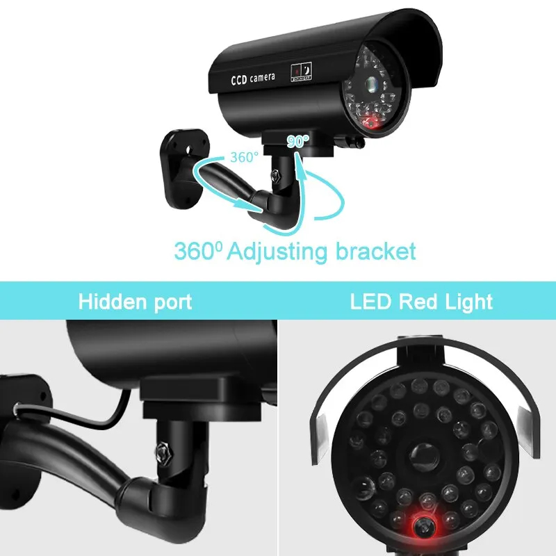 1PC Dummy Security Camera Watr – Outdoor Lighting No Wiring recenzja i cena