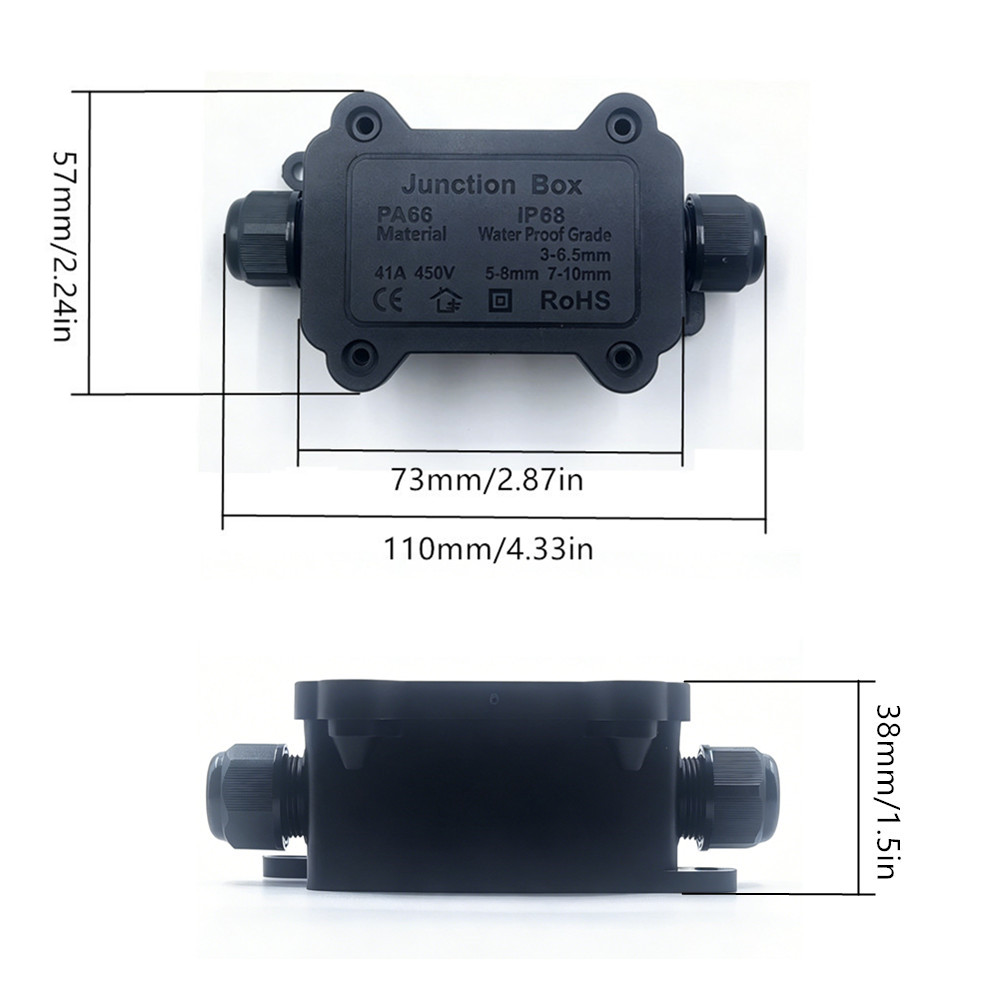 IP68 Waterproof Junction Box 2 – Outdoor Lighting Wire recenzja i cena