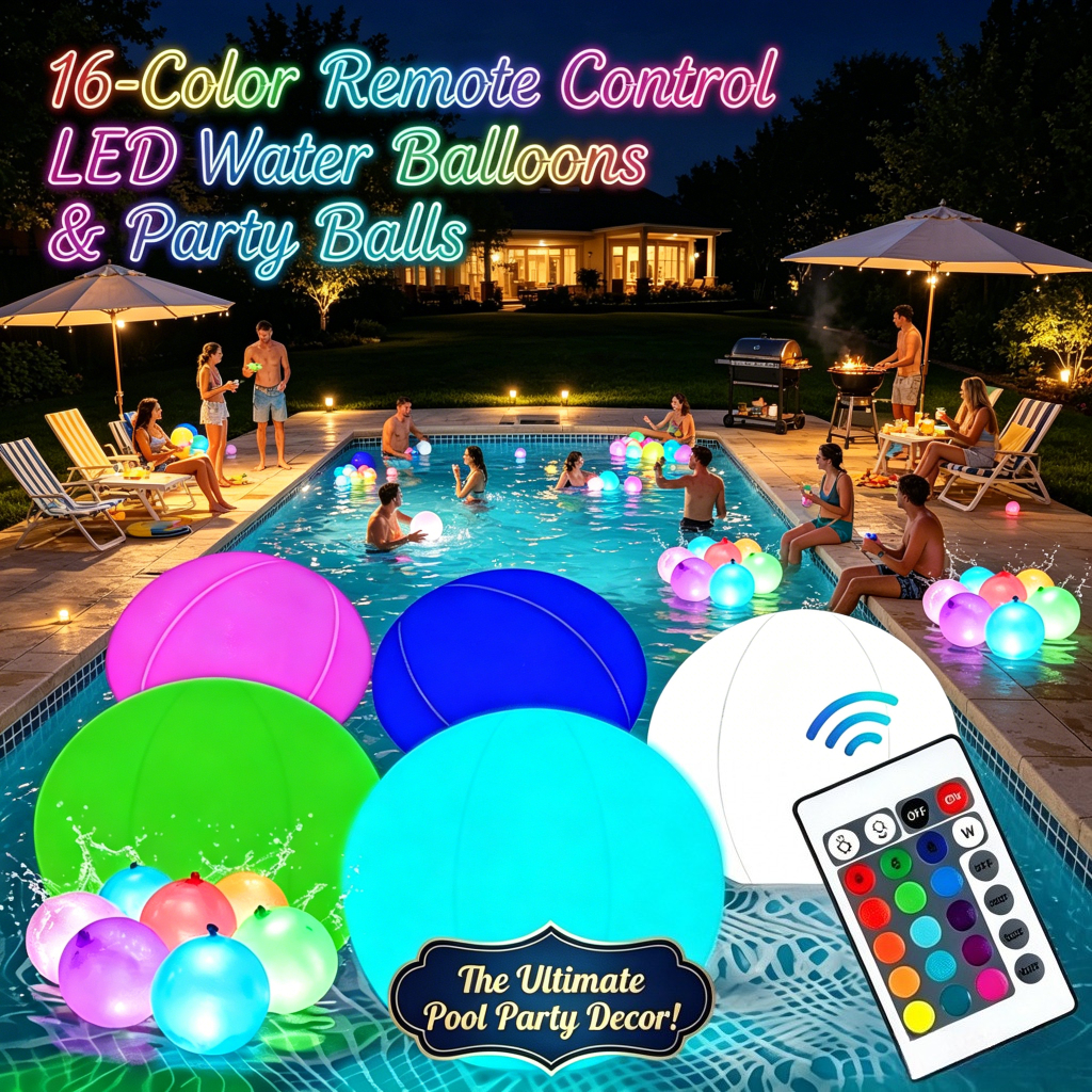 16 Color Remote Control LED In – Outdoor Lighting Around Pool recenzja i cena